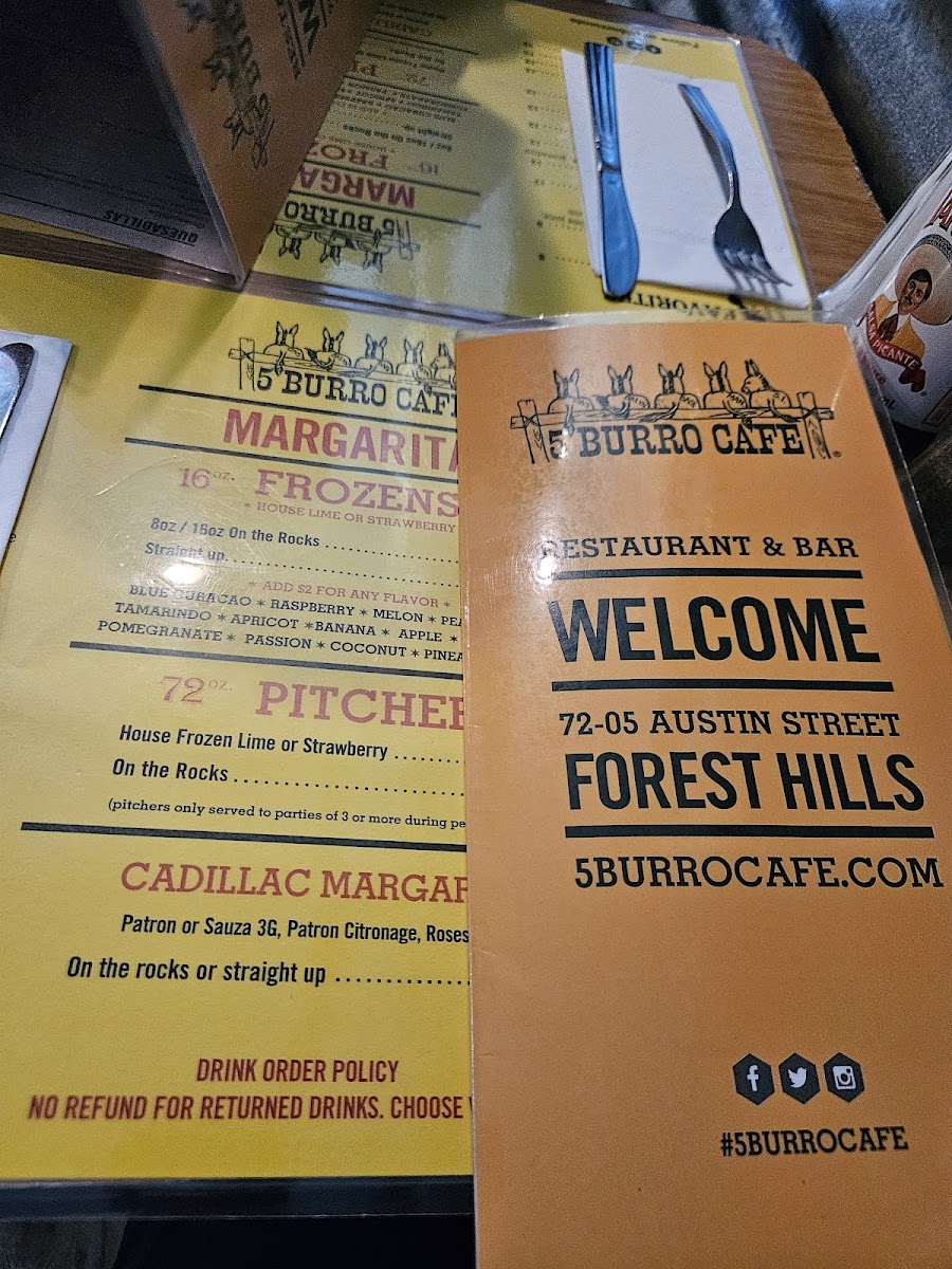 5 Burro Cafe Menu - Image 5